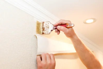 Pose de papier peint à Chasseneuil — revêtements muraux et toiles de verre